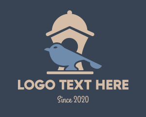 Birdie - Cuckoo Bird Feeder logo design