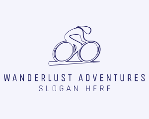 Icon - Cyclist Olympic Athlete logo design