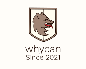 Game Stream - Ancient Wolf Shield logo design