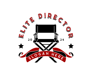 Director - Director Chair Cinema logo design