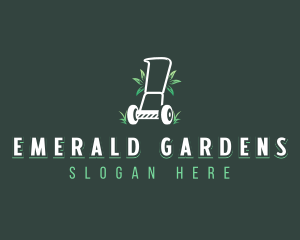 Mower Gardening Maintenance logo design