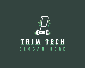 Trimmer - Mower Gardening Maintenance logo design