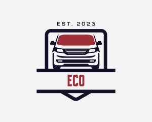 SUV Car Transportation Logo