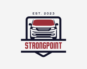 SUV Car Transportation Logo