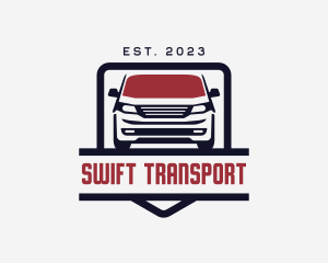 SUV Car Transportation logo design