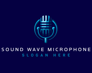 Microphone - Microphone Music Studio logo design