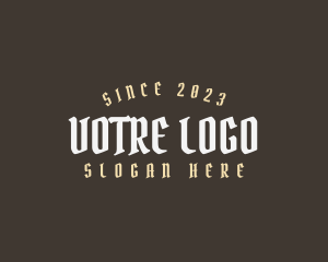 Bar - Premium Gothic Streetwear logo design