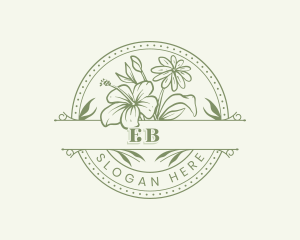 Beautiful Flower Garden Logo