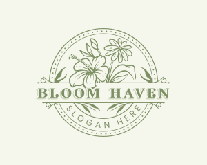 Beautiful Flower Garden logo design