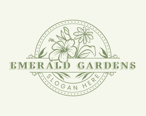 Beautiful Flower Garden logo design