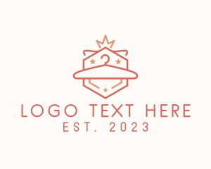 Badge - Fashion Crown Hanger logo design