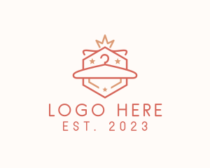Queen - Fashion Crown Hanger logo design