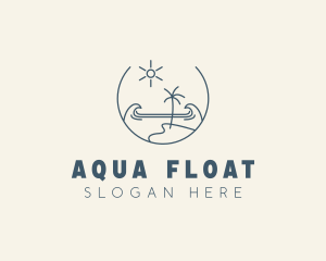 Sea Ocean Beachfront logo design