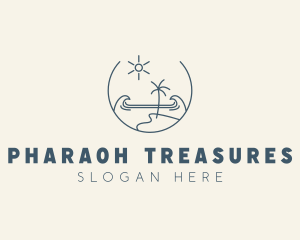 Sea Ocean Beachfront logo design