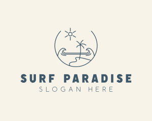 Sea Ocean Beachfront logo design