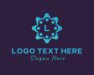 Union - Gradient Community Lettermark logo design