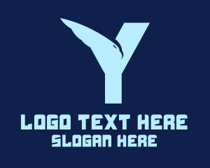 Letter Y - Eagle Letter Y logo design