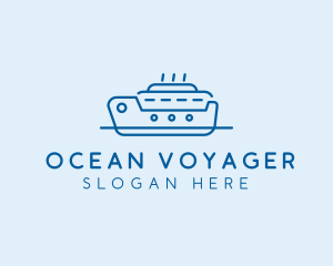 Seafarer Ship Ferry logo design