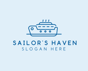 Seafarer Ship Ferry logo design