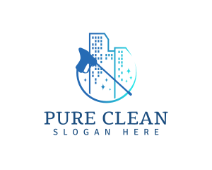 Tower Cleaning Sanitation logo design