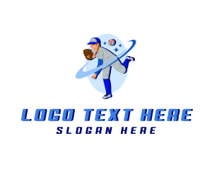 Baseball - Sports Baseball Pitcher logo design