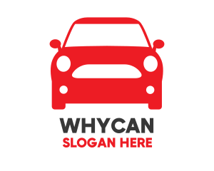 Suv - Small Red Car logo design