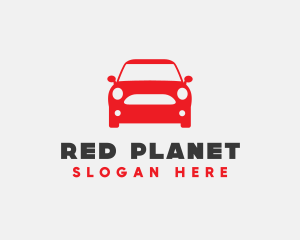 Small Red Car logo design