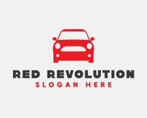 Small Red Car logo design