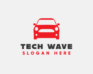 Small Red Car logo design