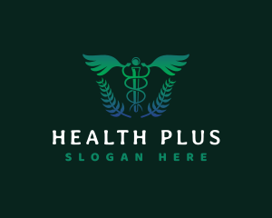 Medical Pharmacy Caduceus logo design