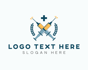 Pharmacy - Medicine Syringe Vaccine logo design