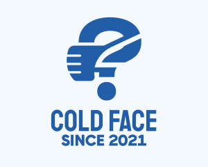 Curious - Face Mask Question logo design