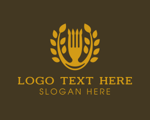 Utensil - Fork Food Restaurant logo design
