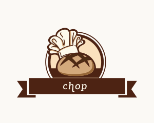 Rustic Bread Baker Toque Logo