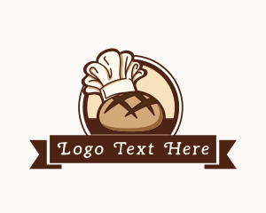Cafe - Rustic Bread Baker Toque logo design