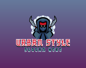 Warrior Ninja Smoke Logo