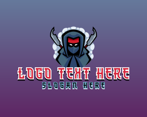 Team - Warrior Ninja Smoke logo design