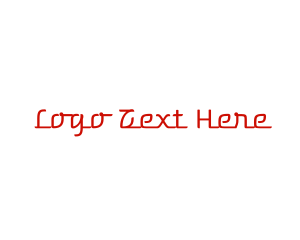 Ligature - Retro Racing Mechanic logo design
