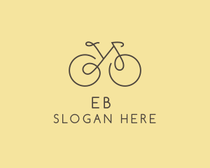 Yellow Bicycle Bike Logo