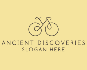 Yellow Bicycle Bike logo design