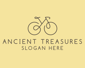 Yellow Bicycle Bike logo design