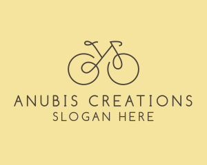 Yellow Bicycle Bike logo design