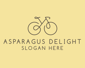 Yellow Bicycle Bike logo design