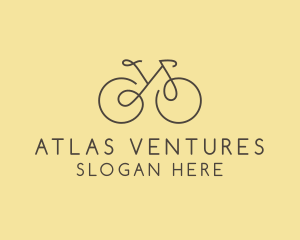 Yellow Bicycle Bike logo design