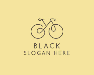Yellow Bicycle Bike logo design
