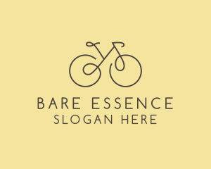 Yellow Bicycle Bike logo design