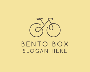 Yellow Bicycle Bike logo design