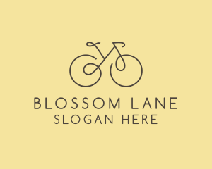 Yellow Bicycle Bike logo design