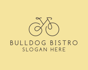 Yellow Bicycle Bike logo design