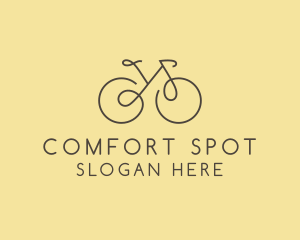 Yellow Bicycle Bike logo design